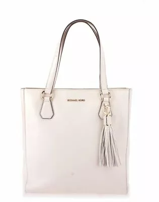 MICHAEL KORS BEDFORD ZIP TOTE W/ TASSEL IN ECRU White Ivory  • $55