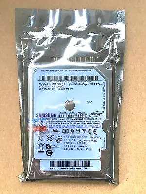 SAMSUNG 160GB HM160HC 5400rpm IDE ATA 100 2.5   Internal Hard Disk Drives  • £12