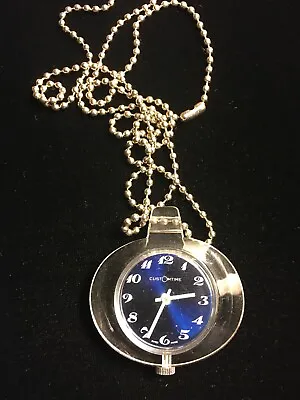 Vintage Pendant Watch Necklace Customtime Swiss  • $45