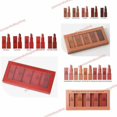 [3ce] Red/nude Recipe Lip Colour Mini Kit Matte Lipstick Beauty Korean Cosmetic  • $69.99