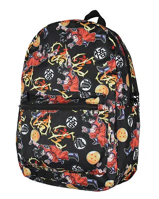 Dragon Ball Z Backpack Goku Fighting Stance Backpack Laptop School Travel • $34.95
