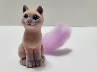 My Little Pony Lil' Litters Dreamy Siamese Flocked Cat Mom Lavender 1990 Rare • $16.99