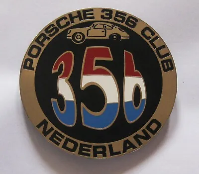 Car Badge- 356 Club Nederland Mg Jaguar Triumph Audi Vw Porsche • $48.40