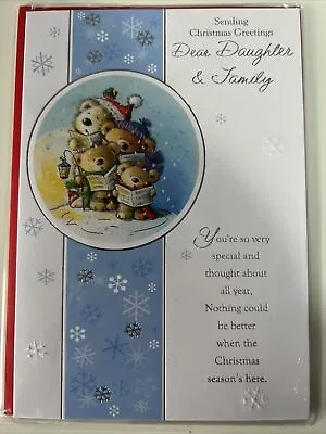 Daughter And Family Christmas Card • £2.35