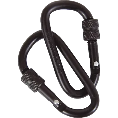£3.49 • Buy Web-Tex 2 Pack Locking Carabiner / Carabina Clips Ideal Helmet / Rucksackks