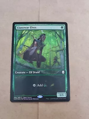 MTG Magic The Gathering Llanowar Elves (168/118) Dominaria Promos LP FOIL • $6