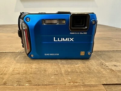 £100 • Buy Panasonic Lumix DMC FT4, 12m/40ft, Waterproof Tough Digital Camera Bundle-Tested