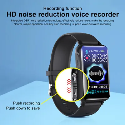 MP3 Activated Voice Recorder Watch Smart Wristband Bracelet Voice Recorder Wrist • $31.33