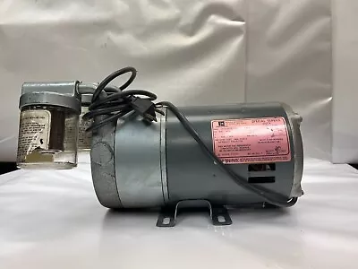 $130 • Buy Gast Rotary Vacuum Pump - Motor: Emerson SA55NXGTB - 4142