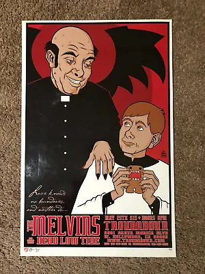 The Melvins 2002 Tour Poster Signed By Artist Brian Ewing Artist Proof  • $20