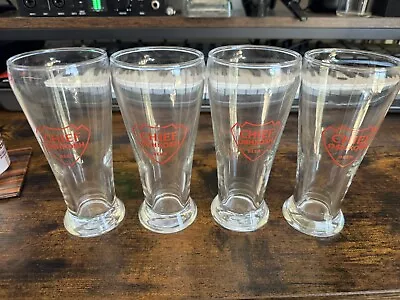 Chief Oshkosh Vintage Beer Glasses Set Of 4 • $55