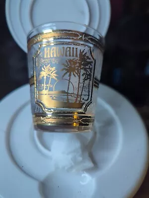 Vintage Culver 22k Gold Shot Glass Hawaii Beach City Souvenir Travel Collectible • $8.05