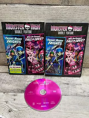 Monster High Friday Night Frights / Why Do Ghouls Fall In Love? DVD Debi Derry • $9.99