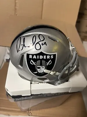 Las Vegas Raiders Richie Incognito #64 SIGNED RIDDELL Speed MINI HELMET Beckett • $101.89