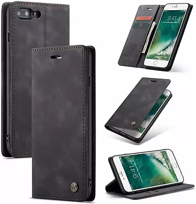 For Apple IPhone 6 7 8 Plus  Wallet Leather Flip Case Stand Card Slot Cover • $11.99