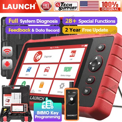 LAUNCH X431 CRP909X Pro Full System Diagnostic Tool OBD2 Scanner Key Coding TPMS • $309