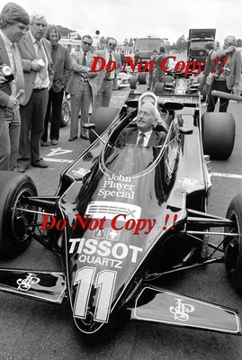 £3.20 • Buy Colin Chapman JPS Lotus 87 Lotus Day Brands Hatch 1981 Photograph