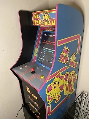 Ms Pacman 1up Arcade With Raiser And Stool • $500