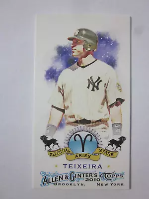 Ph 2010 Topps Allen & Ginter Mark Teixeira Celestial Stars Mini Aries Cs1 • $8