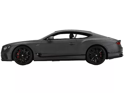 Bentley Continental GT Speed Anthracite Satin Gray 1/18 Model Car By Top Speed • $186.01