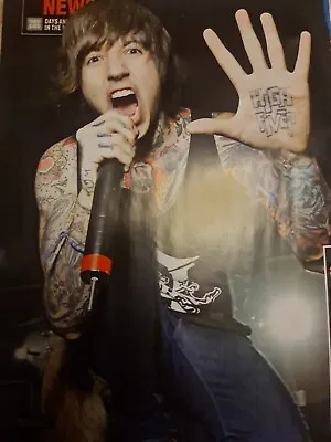 Oli Sykes Bring Me The Horizon  Clipping A4 Page Poster Kerrang  Magazine • £6.49