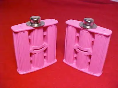 Vintage Pink 7/16  Tricycle Pedals With Caps Elgin Colson Murray Huffy Amf Nos • $17.50