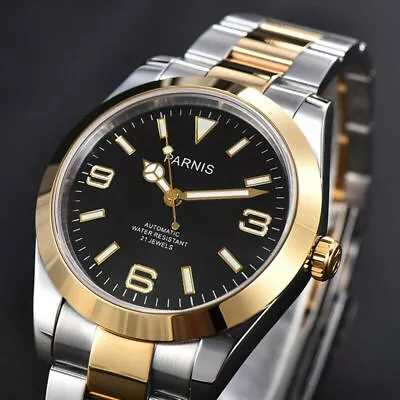 PARNIS 40mm Sapphire Glass Miyota Movement Men Automatic Watch Luminous Dial • $119.90