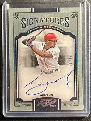 Xander Bogaerts AUTO #/99 Panini Prime Cuts 2016 Signatures Autograph SP Padres • $20