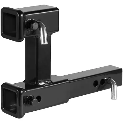 VEVOR Dual 2  Trailer Hitch Receiver Rise-Drop Adapter Extender Tow 4000 Lbs • $43.69