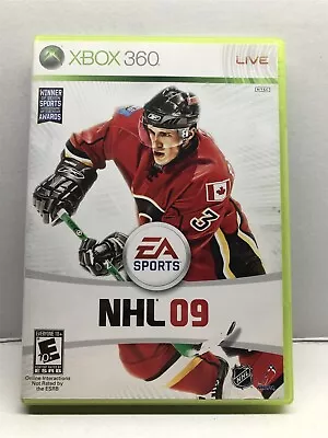 NHL 09 (Microsoft Xbox 360 2008) Complete Tested Working - Free Ship • $6.89