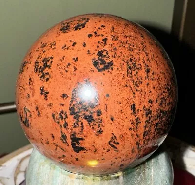 Mahogany Obsidian Sphere • $80