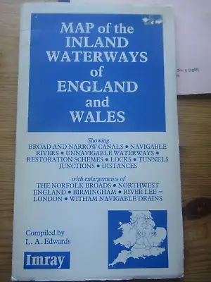 £9 • Buy Imray Map Of The Inland Waterways Of England And Wales [p]