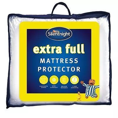 Silentnight Mattress Protector Extra Full Topper Deep Filled Single Double King • £13.99