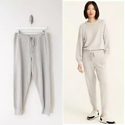 J. Crew | Cotton Cashmere Jogger Pant In Heathered Dove - M Medium • $49.95