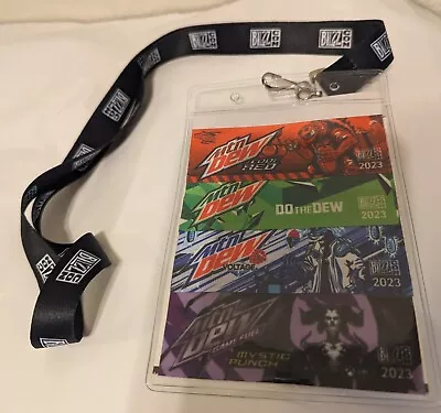 Blizzcon 2023 Exclusive Lanyard In Black With Plastic Holder • $0.99