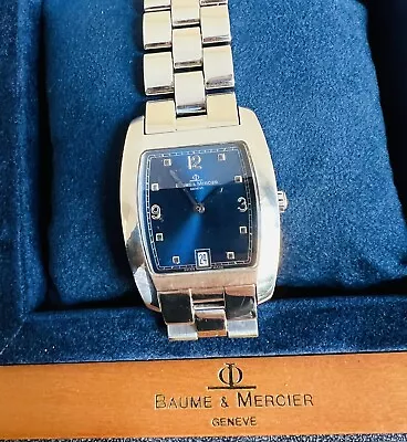 Baume & Mercier Hampton Gents Watch Midnight Blue Dial • $416.77