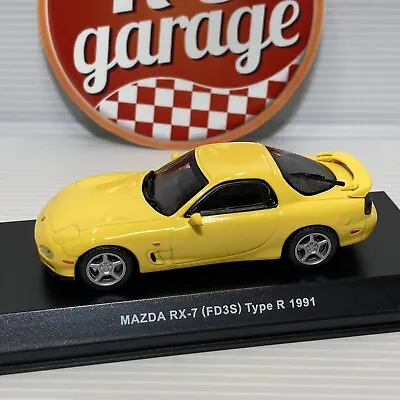 Kyosho 1/43 MAZDA RX-7 FD3S Type R Yellow 03701Y • $62