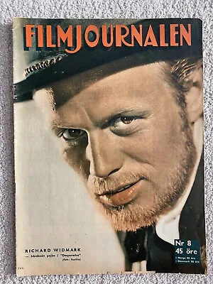 £6.99 • Buy Filmjournalen February 1949 Richard Widmark / Gregory Peck / Robert Donat