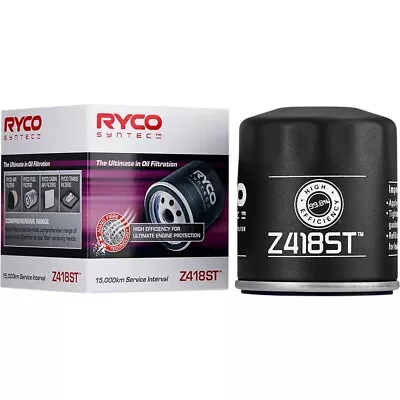 RYCO Z418ST Oil Filter Fits Toyota Hilux Fortuner GUN 2015 - 2022 • $18.99