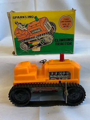 Vtg Marx Toys  CLIMBING TRACTOR  Metal WInd Up Vehicle  Made In NY USA *Working* • $29.95