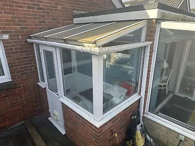 White Double Glazed Front Porch/ Conservatory 2300m X 1300m • £0.99