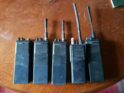 5 Vintage  Portable 2 Way Radios/Walkie Talkies Parts Only • $14.99