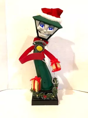 Vintage 1997 Telco 22  Frank E. Post Animated Singing Lamp Post Christmas WORKS! • $40