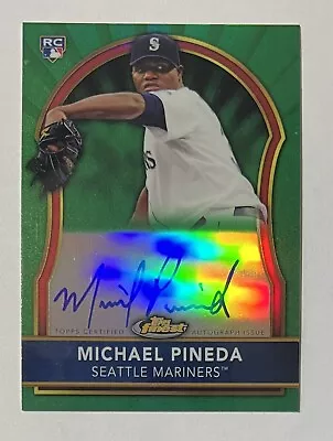 Michael Pineda 2011 Topps Finest RC Rookie Green Refractor Auto #86 - 144/199 • $9.99