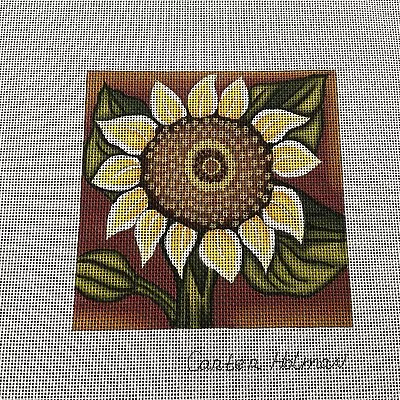 MSD Linda Carter Holman HANDPAINTED NEEDLEPOINT CANVAS Sunflower CH 143-3 • $42