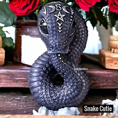 Cult Cuties Snake Figurine Ornament Gothic Pagan Wiccan Home Art Decor Gift • £16.50