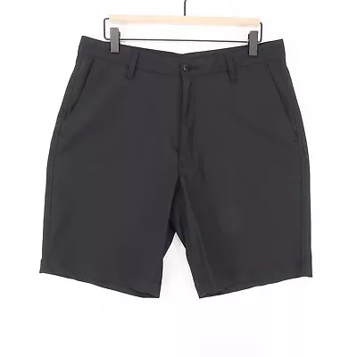 FootJoy Performance Golf Shorts Mens 33 Black Chino • $24.99