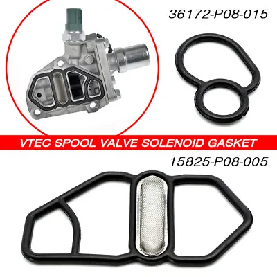 DOHC VTEC Spool Valve Solenoid Gasket Set For Honda Acura NSX D16Z6 B18C1 B16A2 • $8.89