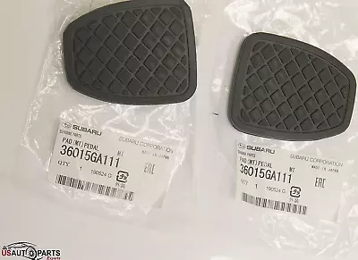 2 Subaru Brake & Clutch Pedal Pads - Forester Impreza Legacy Outback WRX 1990-12 • $12.10