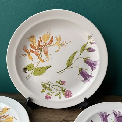 £9.99 • Buy Royal Worcester Palisse  Honeysuckle 10 Inch Plates Set Of 5